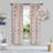 Finklea Floral Pattern Polyester Light Filtering/Room Darkening Rod Pocket Curtain Panels-270059461-270059480
