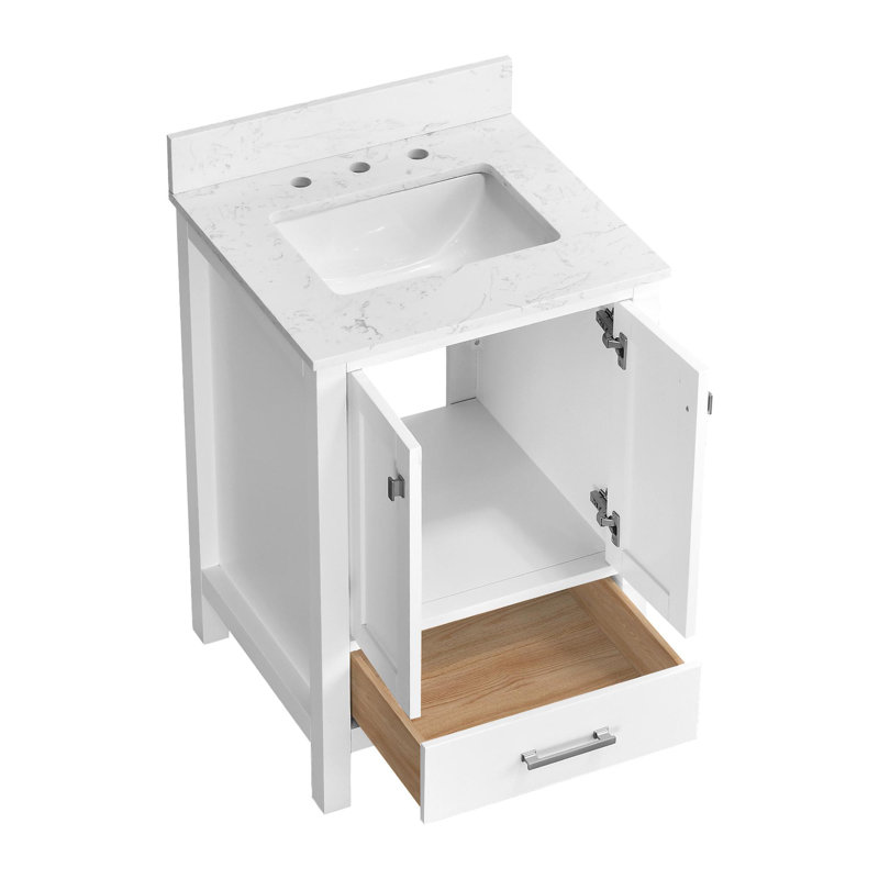 Meuble-lavabo simple 24 po avec lavabo