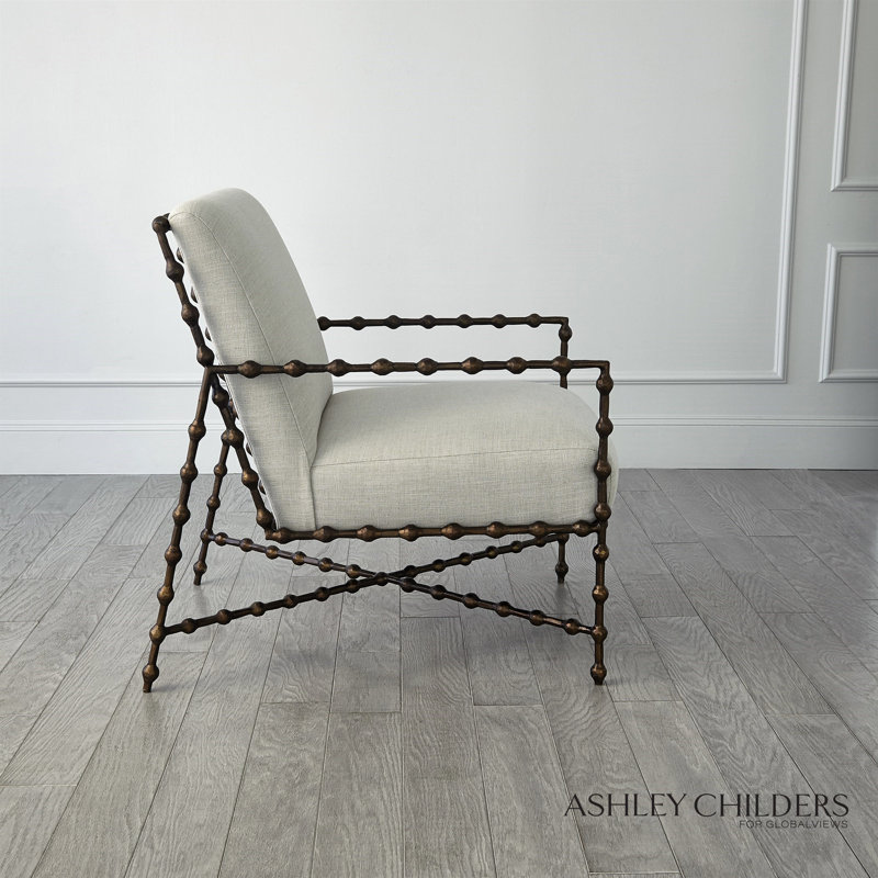Elder Lounge Chair-Bronze-Cambric Stone