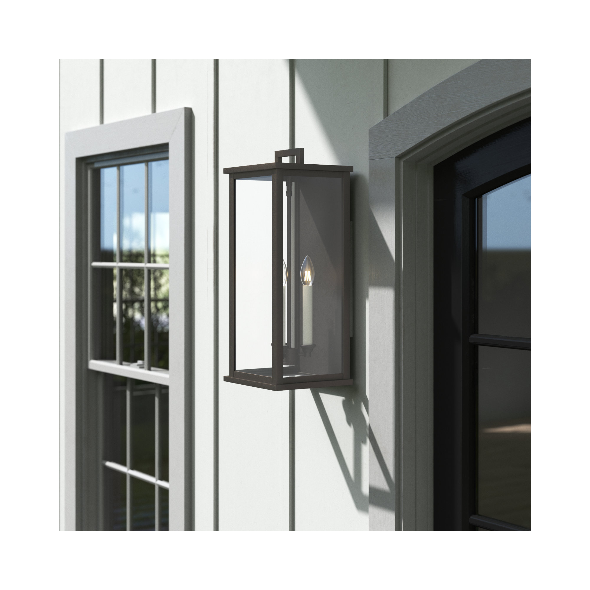 3 Light Outdoor Aluminum Wall Light