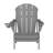 Besteiro Adirondack HDPE Foldable Chair Wood Texture  With Cup Holder-109867486