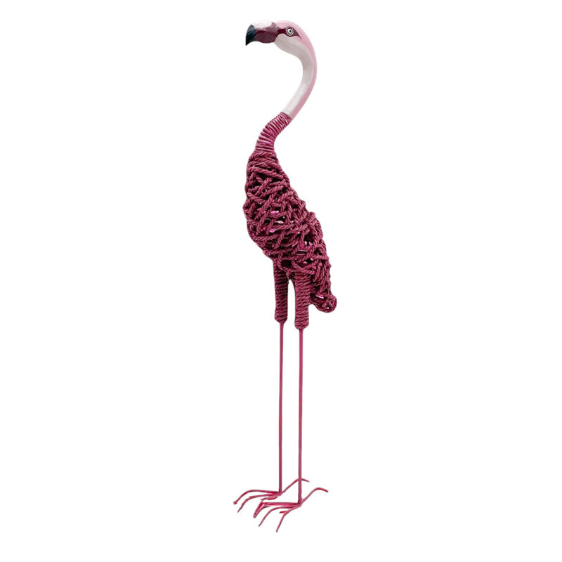 Alexeis Animals Wicker Garden Statue, 130cm H x 45cm W x 25cm D