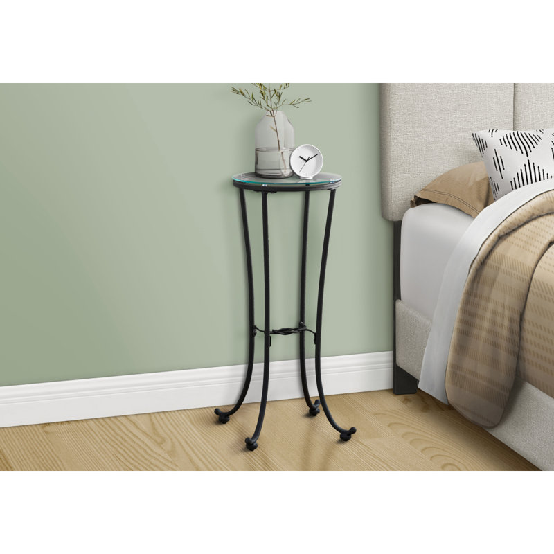 Table d'appoint, côté, bout, support à plante, rond, salon, chambre à coucher, contemporain, moderne