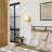 Round Wall Sconce With Natural Marble Shade-487857677