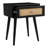 Solid Wood End Table with Storage-1695184982