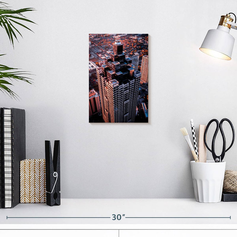 Lilie Atlanta Skyscraper, 12" H x 8" W