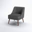 Chaise d'appoint large 24,8 po Borgella-643001911