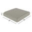 Sunbrella® Outdoor Ottoman Cushion-1681833561-1681833541