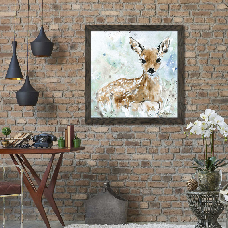 " Fawn " by Carol Robinson, 27.5" H x 27.5" W x 0.75" D
