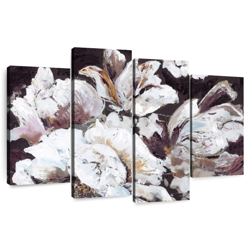Avery Dark Flower, 22" H x 36" W