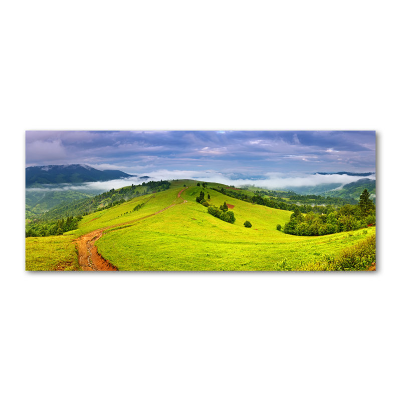 Green Hills - Wrapped Canvas Print