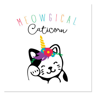 Rolled Meowgical Paper Print