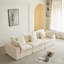 H-022-LEFT ARMREST-K3207-2 Compressed Compression Sofa