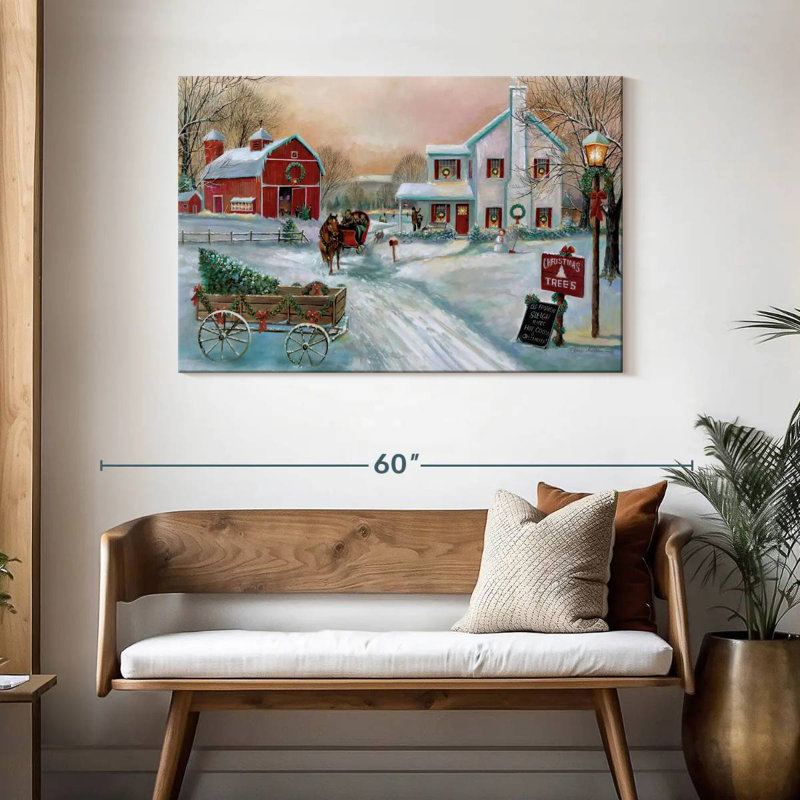 Ferme de Noël Alvord, H 30 po x l 45 po