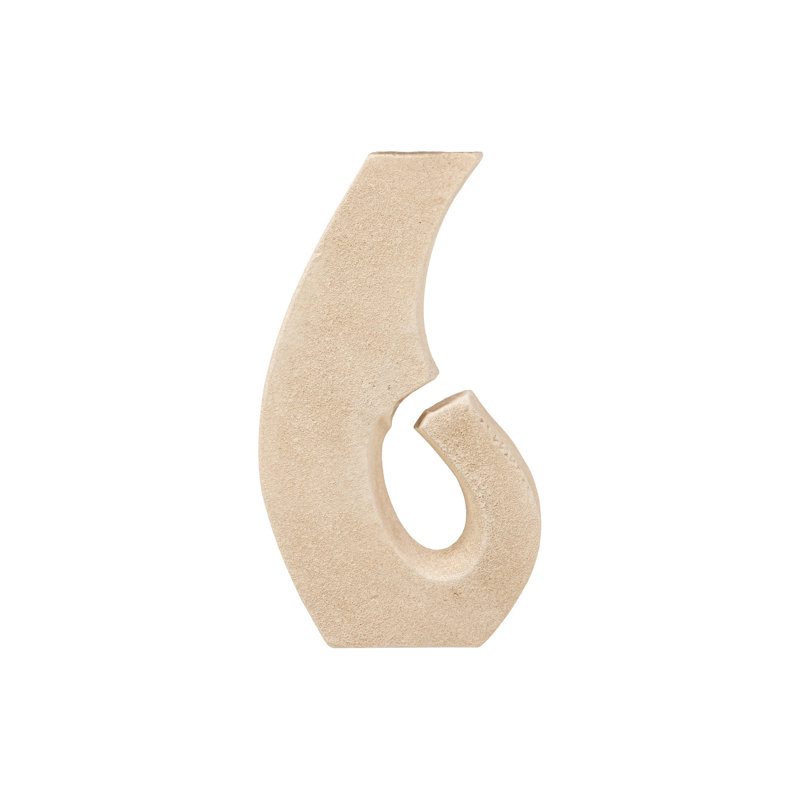 CERAMIC VASE 19X7x34 CM, Brown