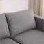 Canapé modulaire modulaire en L à 3 places avec méridienne convertible Rangement, gris foncé | Gris aube | Toile de jute