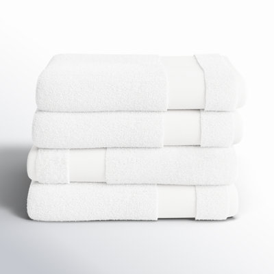 Ensemble de 4 serviettes de bain Wayfair Basics