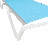 Seabreeze Deck Patio Sunloungers Sun Loungers Lounge Chairs Outdoor Sling Chaise Lounges (White Frame & Turquoise Mesh)-2027888400-2027888410