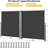 VIVOHOME 138 " W x 2 " D Retractable Awning