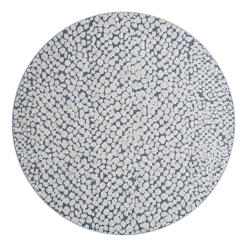 Gurjot Indoor/Outdoor Area Rug, Round 7'10"