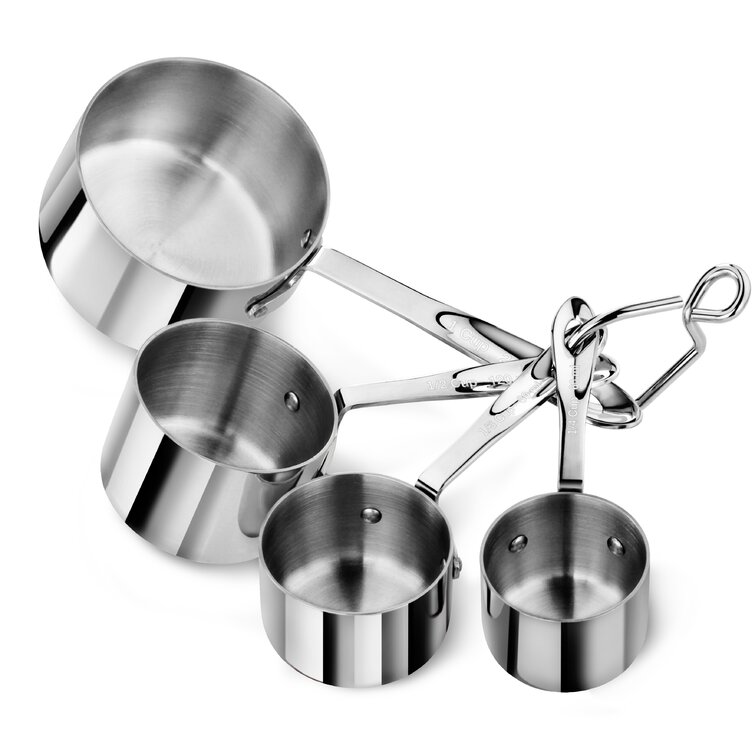 NEW 8/10 PCs Stainless Steel Measuring Cups and Spoons Set Deluxe