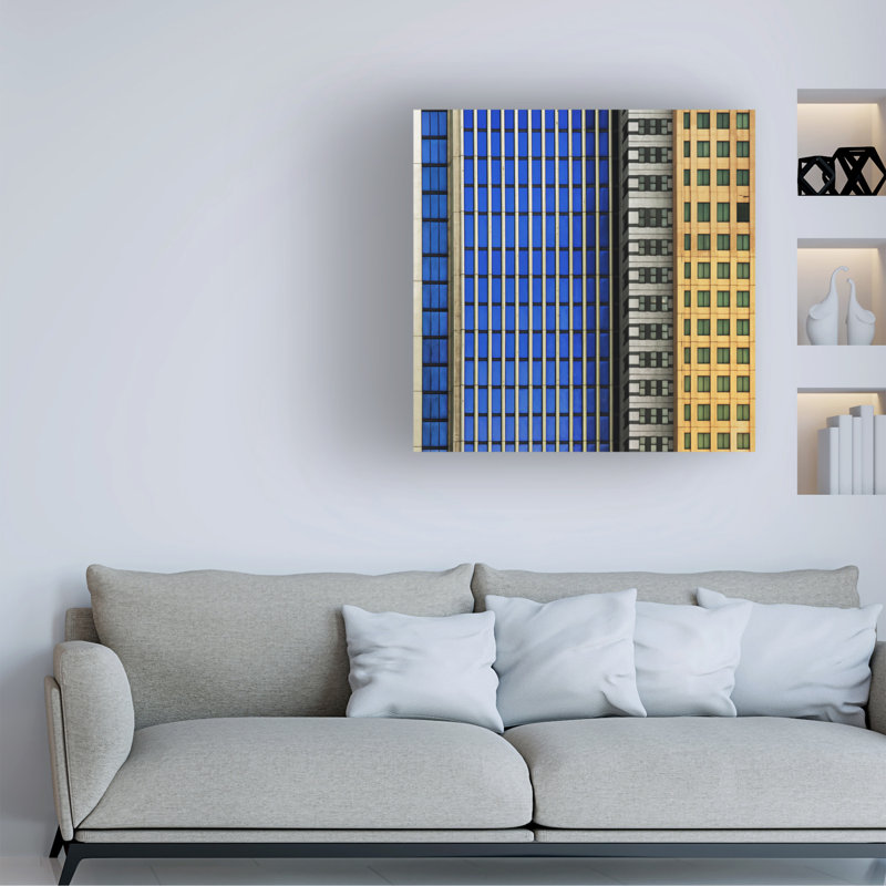 Art mural sur toile tendue - Mathilde Guillemot, art mural «The Blind» pour le salon, la chambre à coucher ou le bureau - 14 x 14