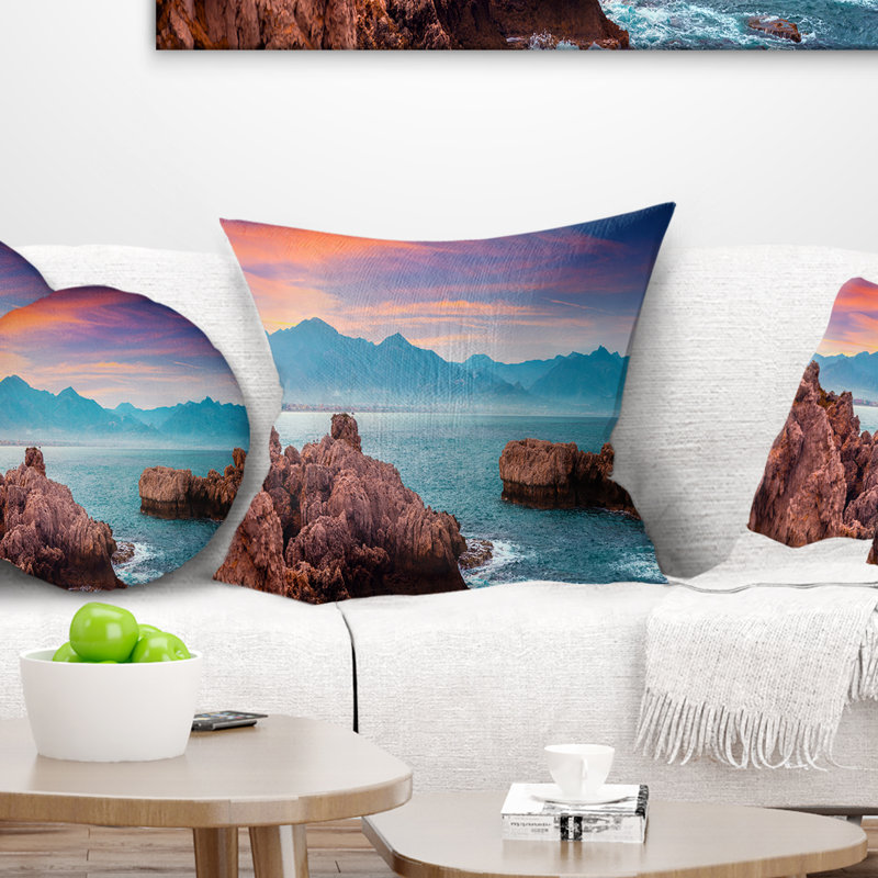 Coussin Schafer Milazzo, 18 po x 18 po, Coussin décoratif
