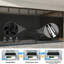 Fermeture magnétique d'intimité occultant avec moustiquaire de porte de garage d'intimité renforcée pour garage pour 2 voitures