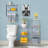 Tulane 2 Piece Metal Tiered Shelf with Towel Bar