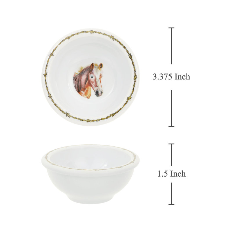 3 3/8" Mini Bowl S6, Horse