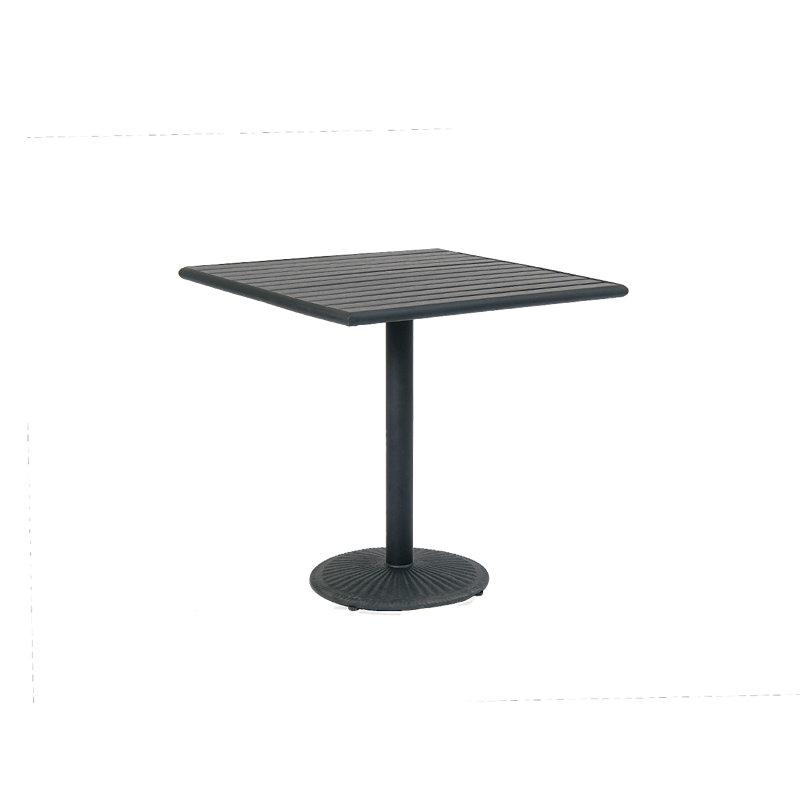 Table carrée L 27,5 po x l 27,5 po ERF, Inc., Noir