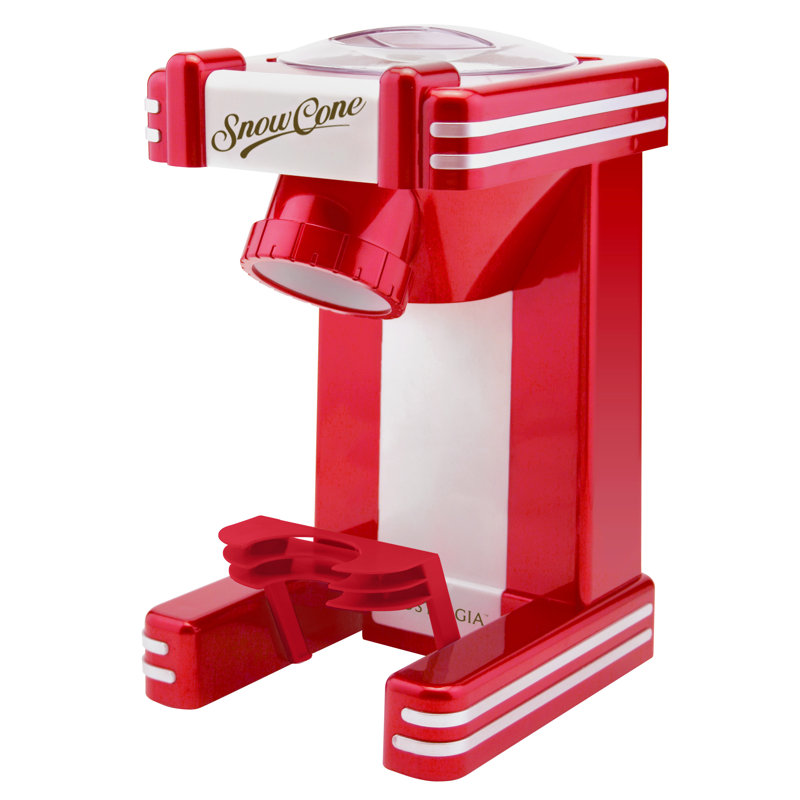 Nostalgia Retro Single Snow Cone Maker, Red