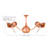 44" Vent-Bettina Dual Ceiling Fan with Wall Control and Light Kit Included-500409244