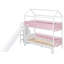 Lit superposé avec glissière et escalier de rangement House-1112895748