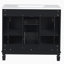 36-inch countertop-mounted bathroom cabinet, modern bathroom storage cabinet, with 2 soft close doors and 2 drawers-120855773