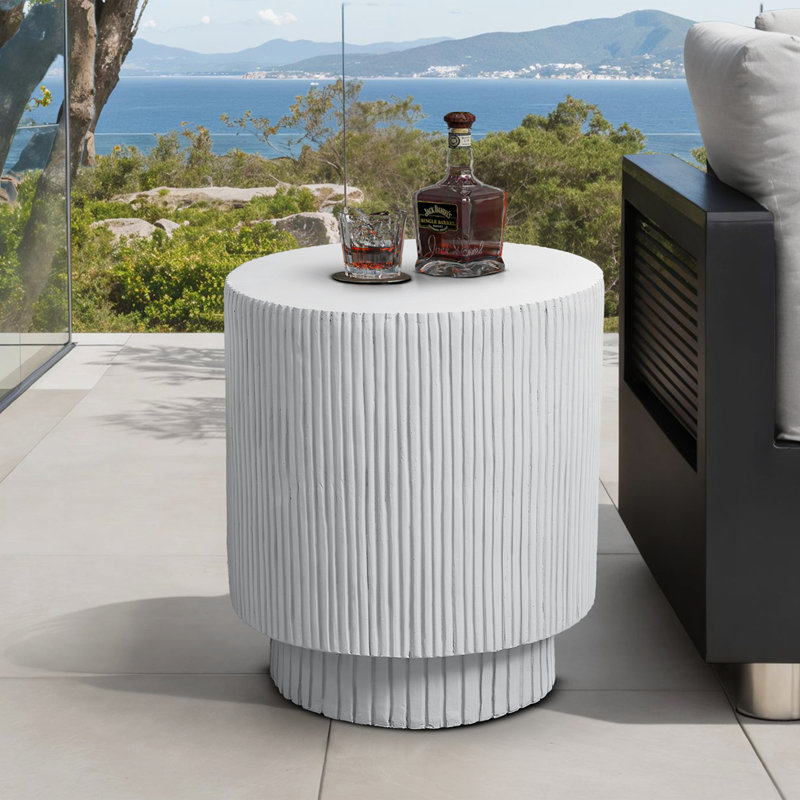 Table de bout Modern, Blanc