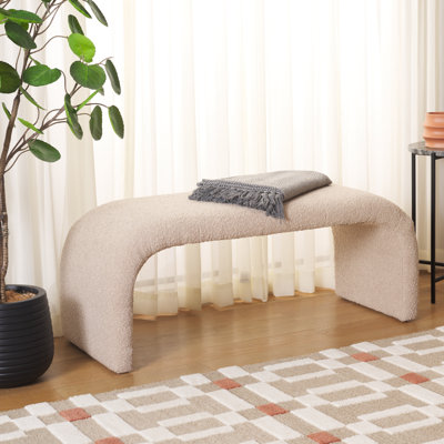 Andee Velvet Upholstered Bench