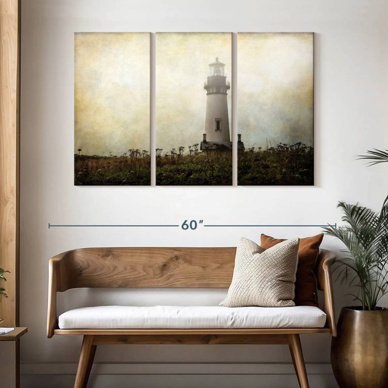 Aletra Lonely Lighthouse, 32" H x 50" W