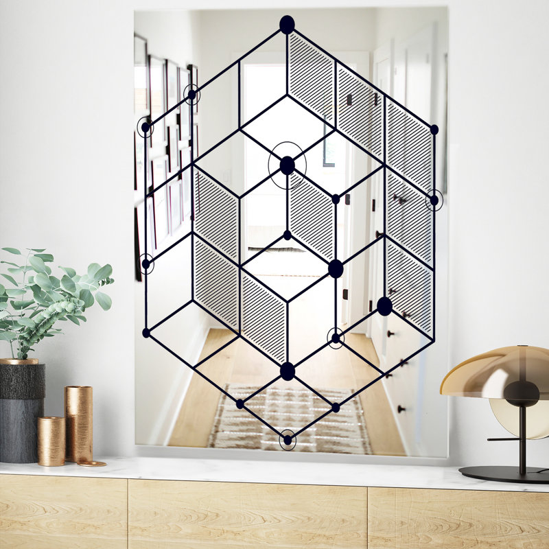 Miroir mural Dimentional, H 39,4 po x l 29,5 po