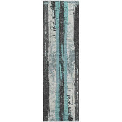 Premium Machine Washable Crestover AMF1872 Stripes Rug