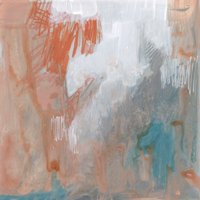 Coral Escape II by Jennifer Goldberger - Wrapped Canvas Painting