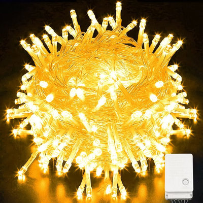 Kidman 394'' LED 100 - Bulb Pulg in String Light Halloween Decorations Lights