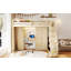 Lit mezzanine double avec escalier de rangement-254812996