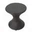 Table d'appoint en osier brun / brun