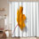 Rideau de douche à 12 crochets oranges et feuilles d'érable Norvège