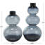 Vase de table en verre Evaline
