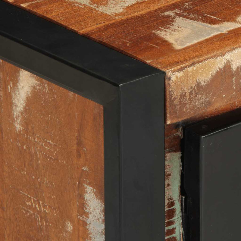 18-2 Coffee Table with Storage, Reclaimed solid wood