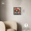 Art floral sur toile damier -1968481831-1968481868
