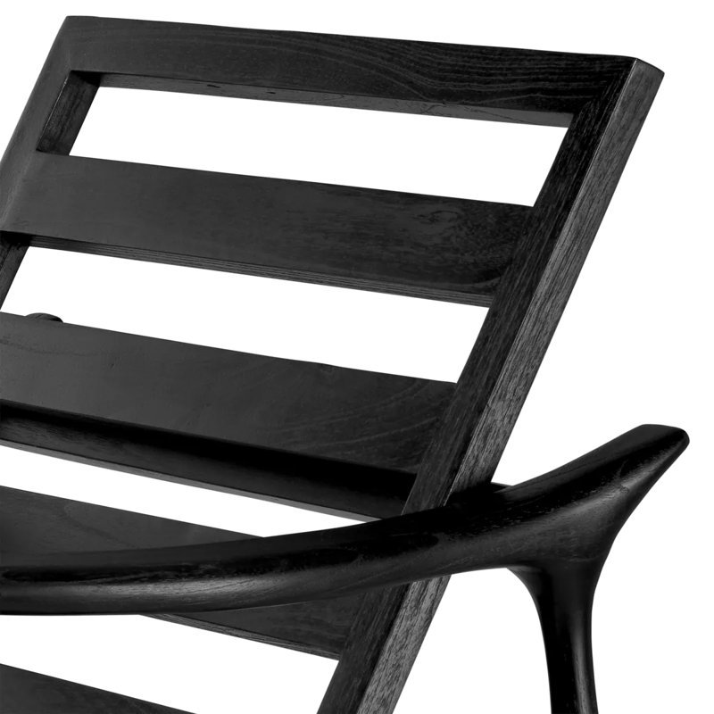 Chaise Manzo, Noir, Noir