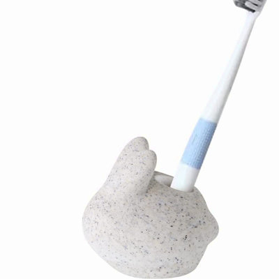 QuickDry Sandstone Multi-Function Toothbrush & Razor Caddy - Grey